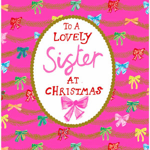 Paper Salad Lovely Sister Christmas Card