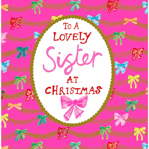 Paper Salad Lovely Sister Christmas Card