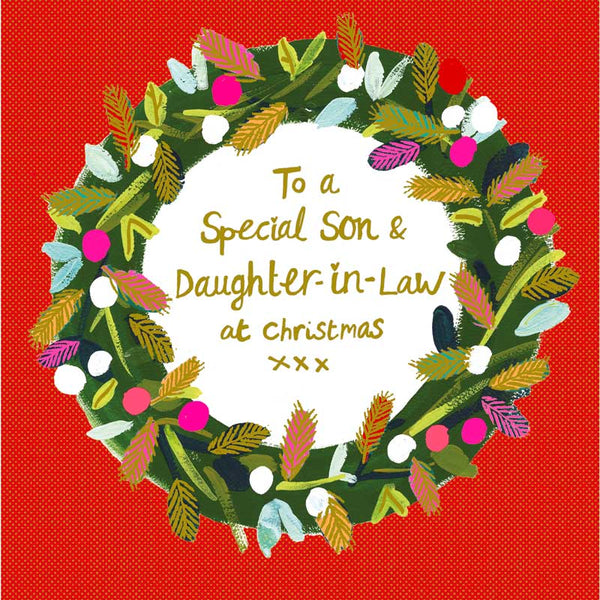 Paper Salad Son & Daughter-In Law Christmas Card