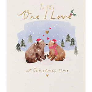 Paperlink Bear Love Christmas Card
