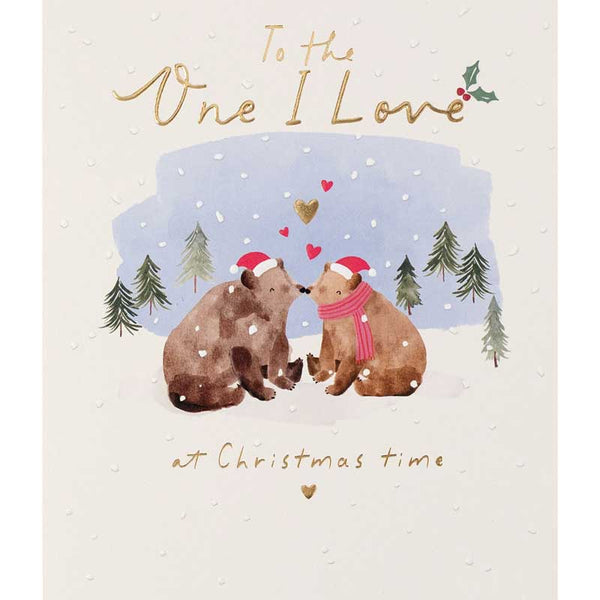 Paperlink Bear Love Christmas Card