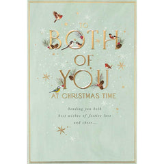 Paperlink Both Of You Birds Christmas Card