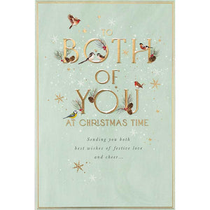 Paperlink Both Of You Birds Christmas Card