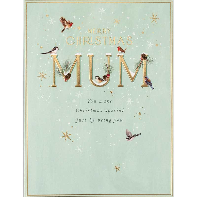 Paperlink Mum Birds Christmas Card