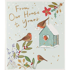 Paperlink Our House To Yours Christmas Card