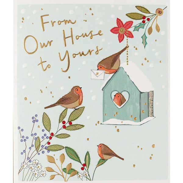 Paperlink Our House To Yours Christmas Card