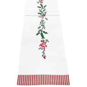 Peggy Wilkins Berry Stripe Table Runner