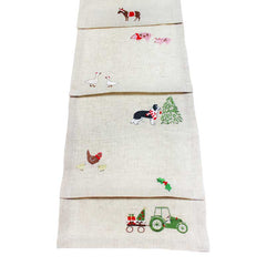 Peggy Wilkins Festive Farmyard Table Runner
