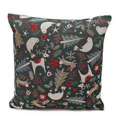 Peggy Wilkins Green Forest Fun Cushion