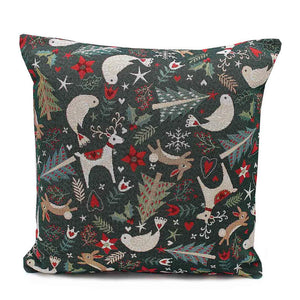 Peggy Wilkins Green Forest Fun Cushion