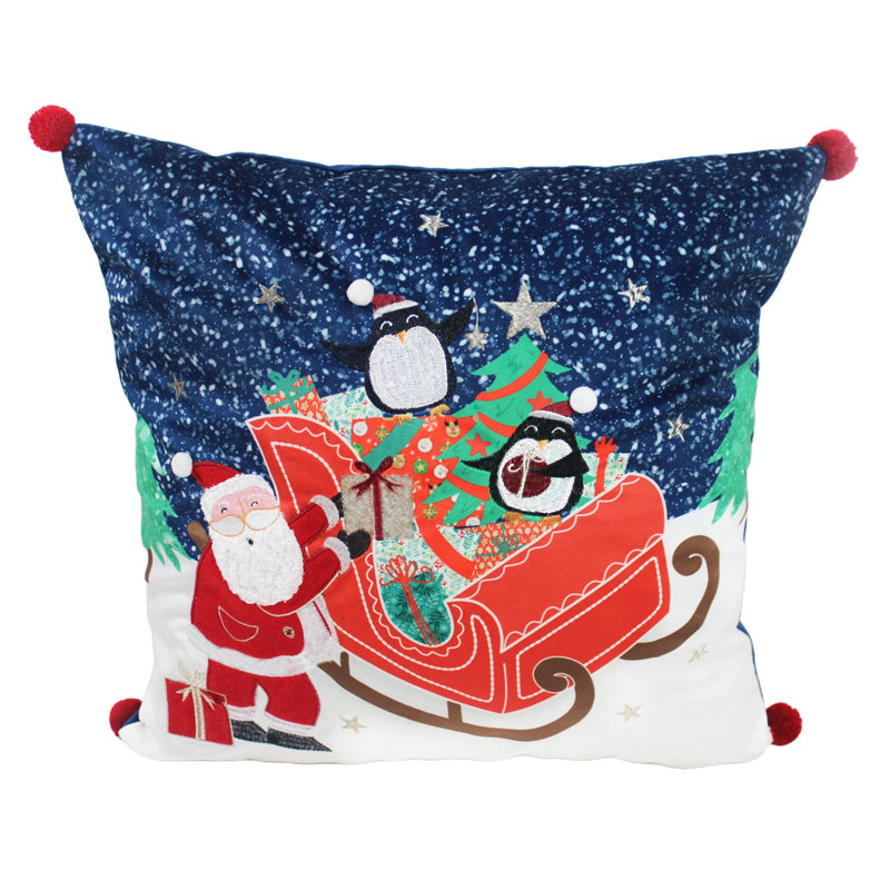 Peggy Wilkins Sleigh Ride Cushion