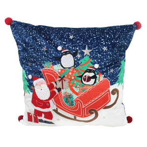 Peggy Wilkins Sleigh Ride Cushion
