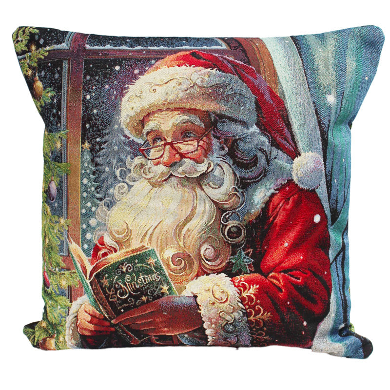Peggy Wilkins Santa's Tale Cushion