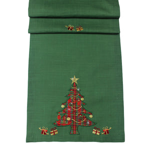 Peggy Wilkins Tartan Tree Table Runner