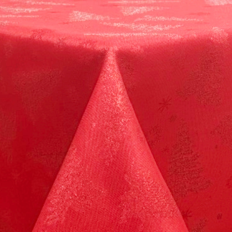 Peggy Wilkins Red Terrific Trees Table Runner
