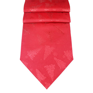 Peggy Wilkins Red Terrific Trees Table Runner