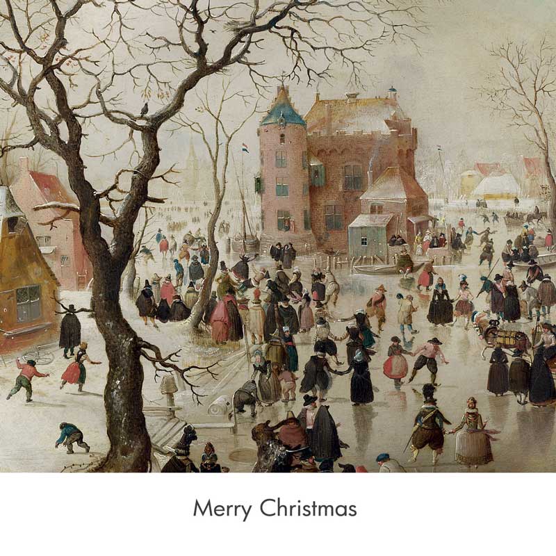 Portfolio Avercamp A Winter Scene Christmas Card