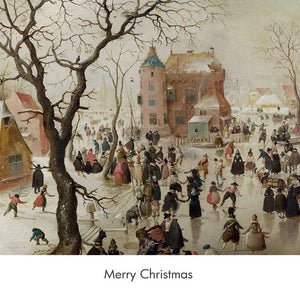 Portfolio Avercamp A Winter Scene Christmas Card