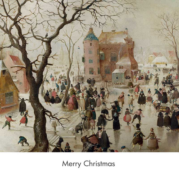 Portfolio Avercamp A Winter Scene Christmas Card