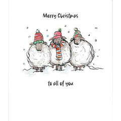 Portfolio Merry Christmas Sheep Christmas Card