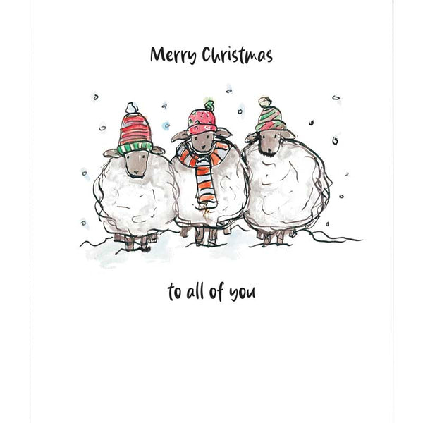 Portfolio Merry Christmas Sheep Christmas Card