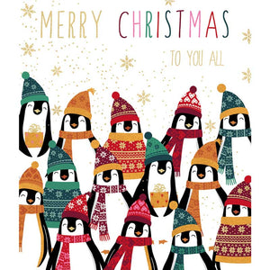 Portfolio Penguins Christmas Card