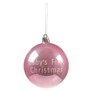 Premier Baby's First Christmas Bauble (Assorted Designs)