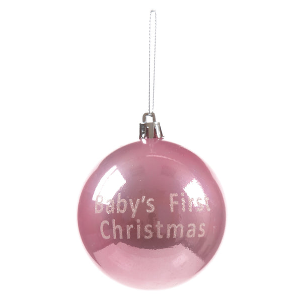 Premier Baby's First Christmas Bauble (Assorted Designs)