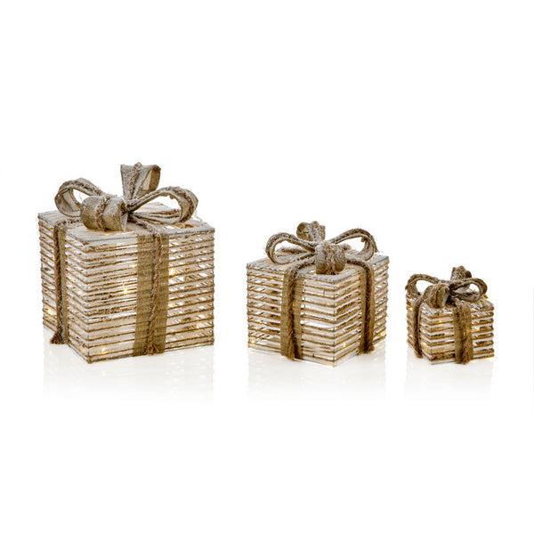 Premier Battery-Operated Lit Parcels (Pack of 3)
