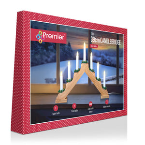 Premier Candle Bridge - Clear Bulbs