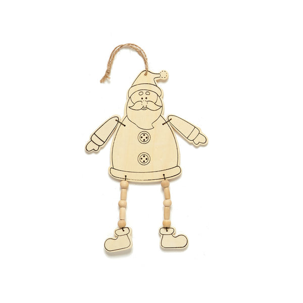 Premier Colour Your Own Hanging Ornament with Dangle Legs (Assorted Designs)