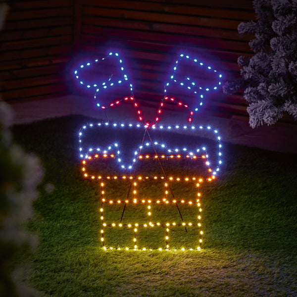 Premier Twinkling FLEXIBRIGHTS® Santa Down Chimney