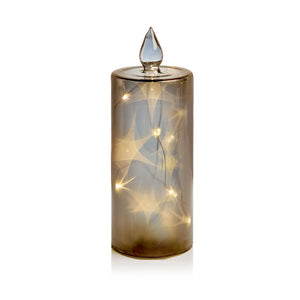 Premier Lit Star Glass Candle