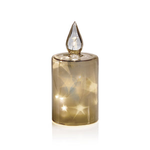Premier Lit Star Glass Candle