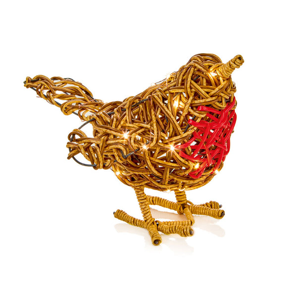 Premier Battery-Operated Lit Robin