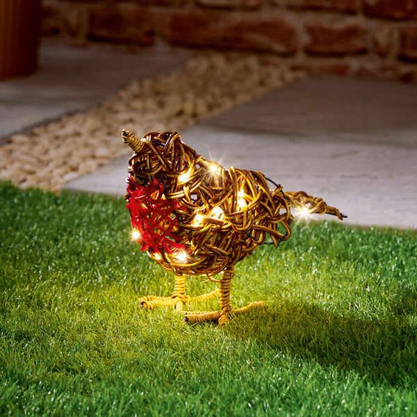 Premier Battery-Operated Lit Robin