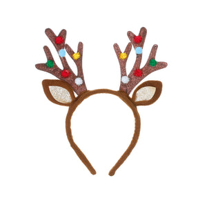 Premier Reindeer Pom Pom Headband