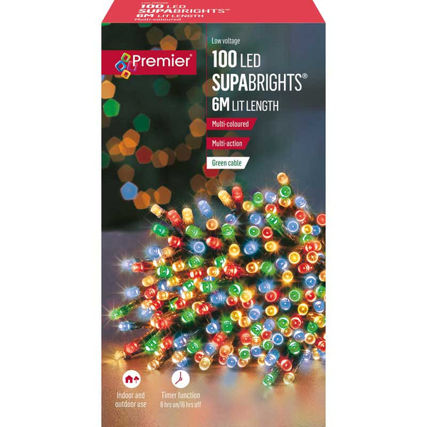 Premier Multi-Action LED SUPABRIGHTS with Timer