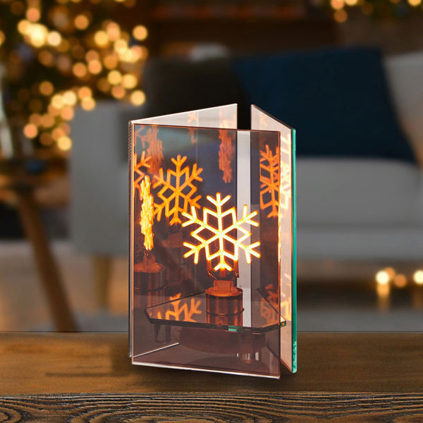 Premier Triple Sided Infinity Light - Snowflake