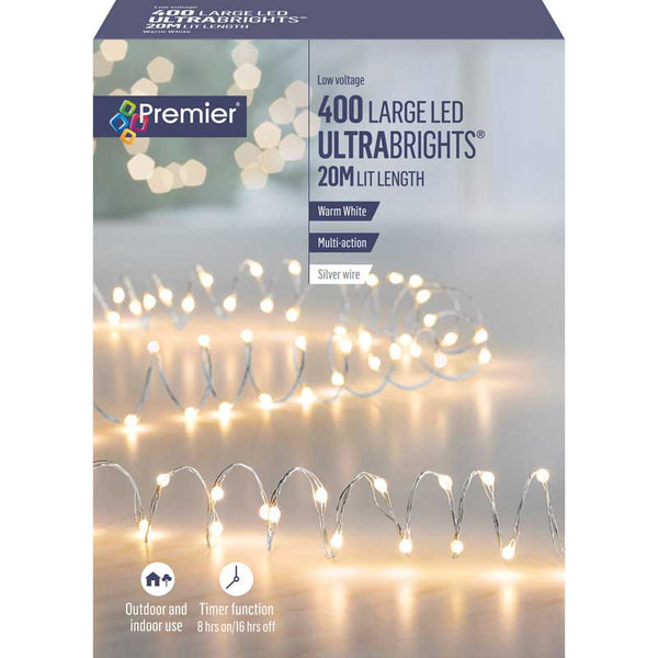 Premier 400 Multi-Action Large LED ULTRABRIGHTS with Timer