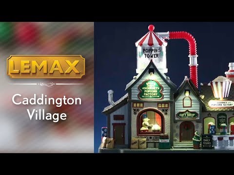 Lemax Bell's Gourmet Popcorn Factory