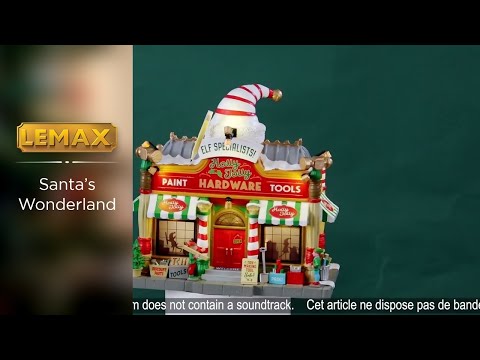 Lemax Holly Jolly Hardware video