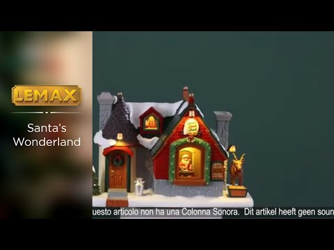 Lemax Santa's Snack Shack video