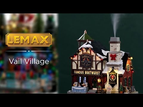 Lemax Hoffman's Brat House video