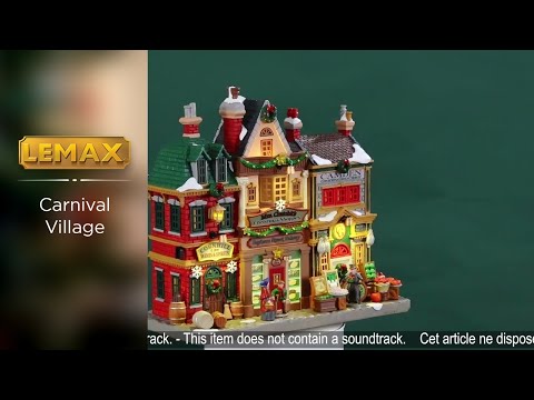 Lemax Mrs. Cratchit's Christmas Shoppes video