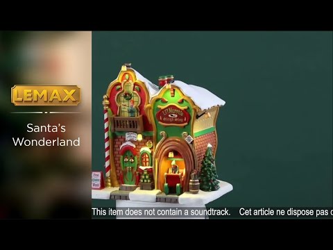 Lemax Li'l Murph's Sleigh Shop video