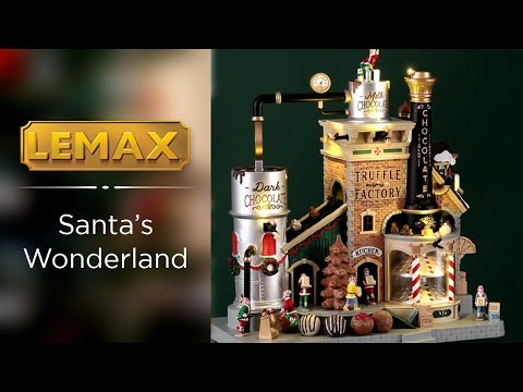 Lemax The Christmas Chocolatier Truffle Factory video