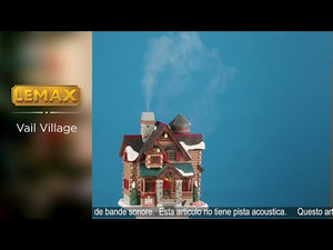 Lemax Chestnut Cabin video
