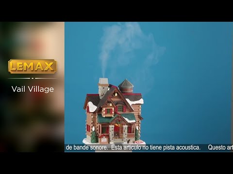 Lemax Chestnut Cabin video