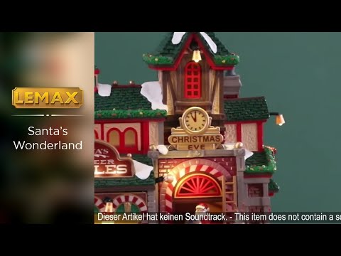 Lemax Santa's Reindeer Stables video
